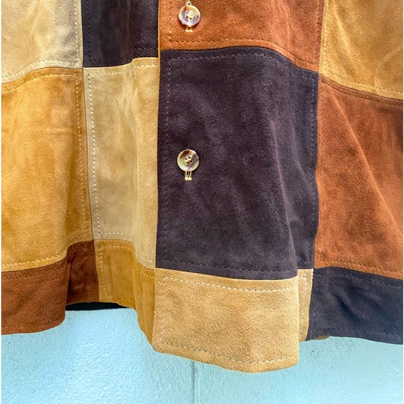 Vintage Arnold Brant Men”s Suede Patch Shirt Jacket Size M- 10/10 Condit… - Picture 11 of 13